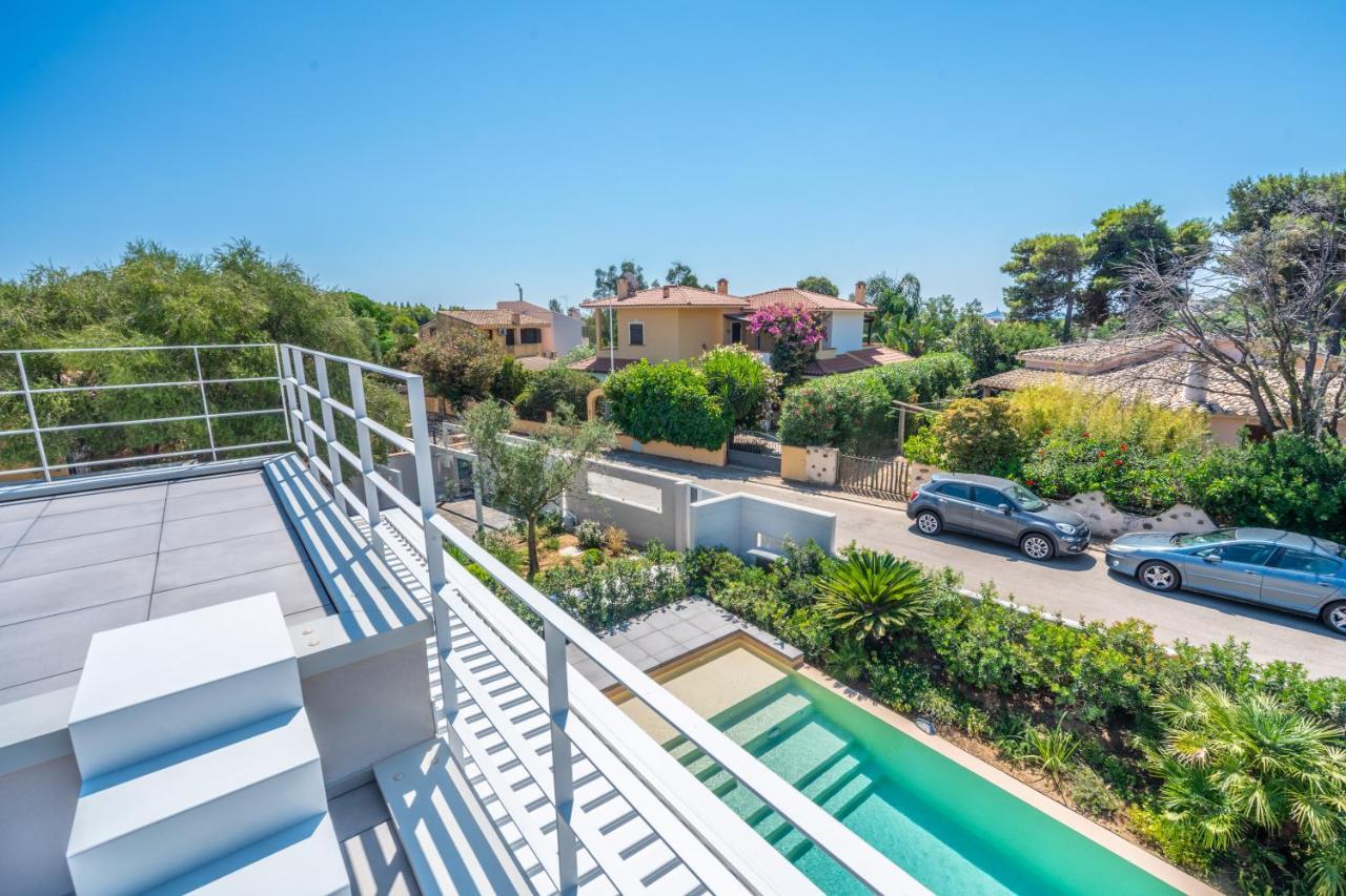 Villa Kosmos - Piscina E Giardino - VillaСимиус Экстерьер фото